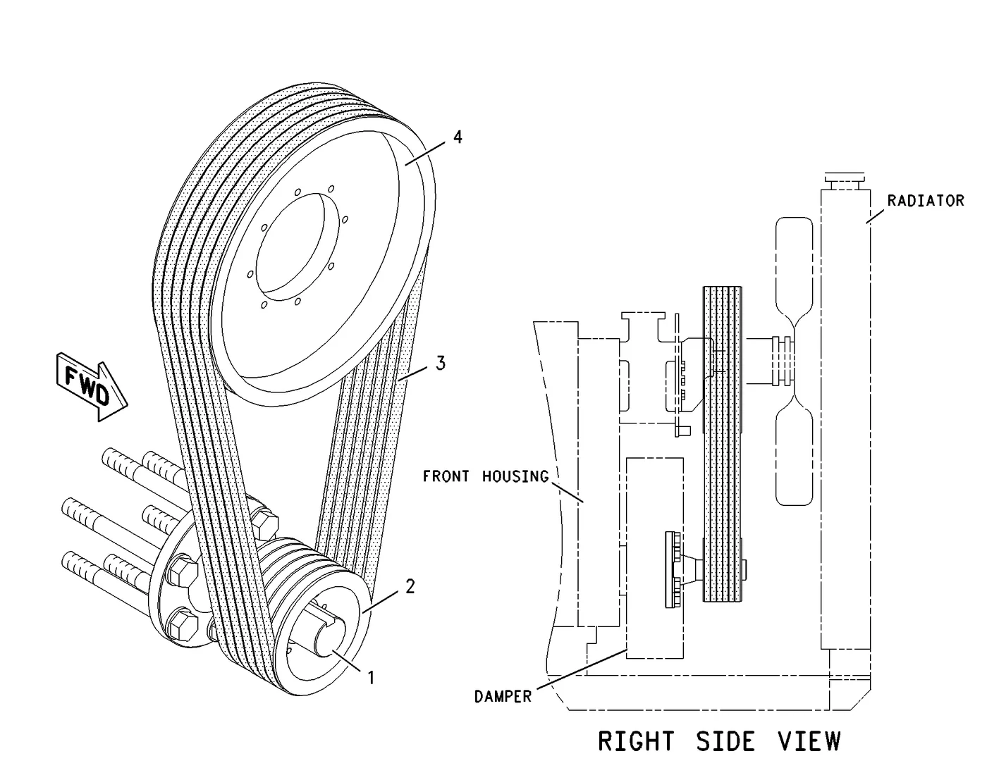 3516B 7W6470 parts diagram