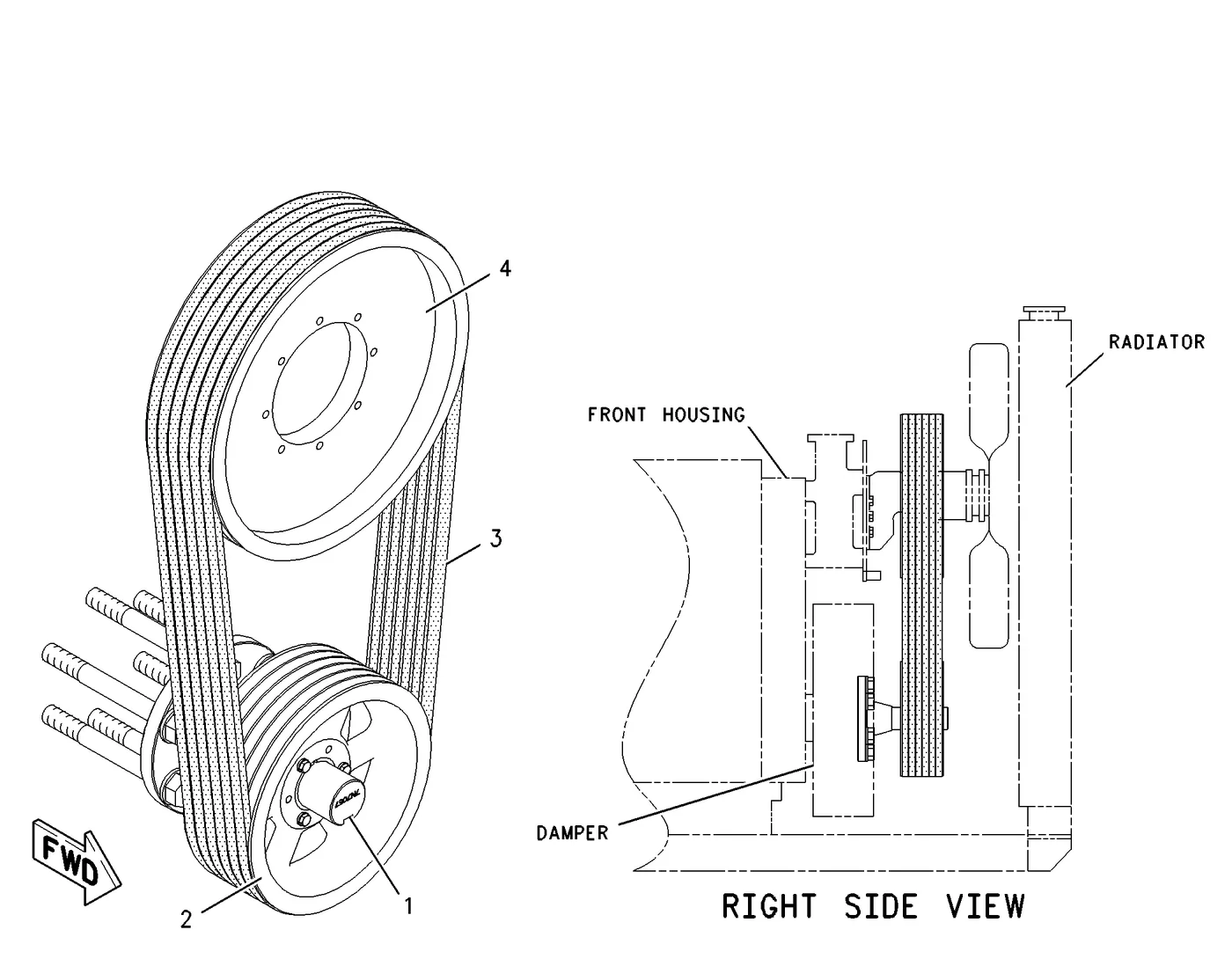 3516B 8N6711 parts diagram