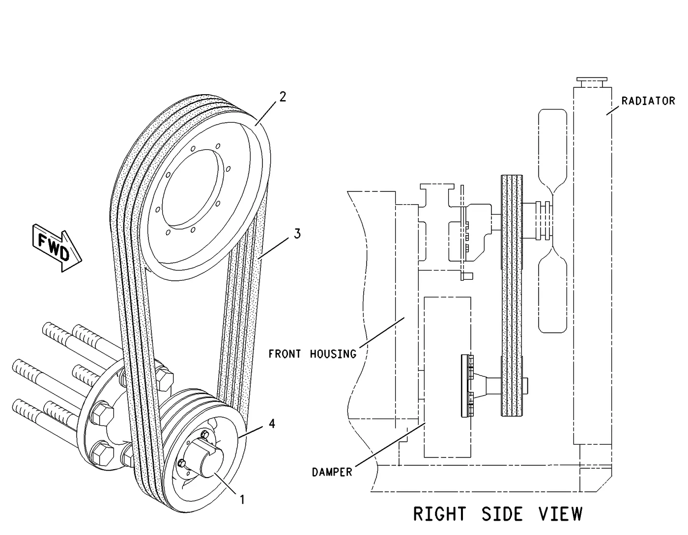 3516B 7W1449 parts diagram