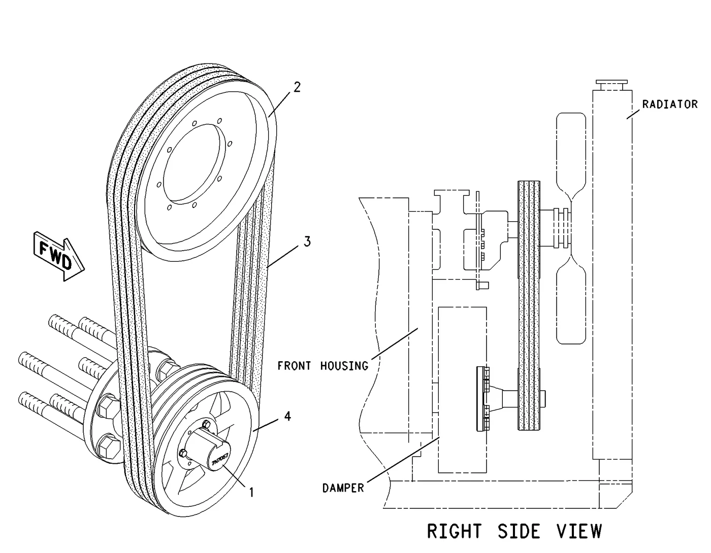 3516B 7W5258 parts diagram
