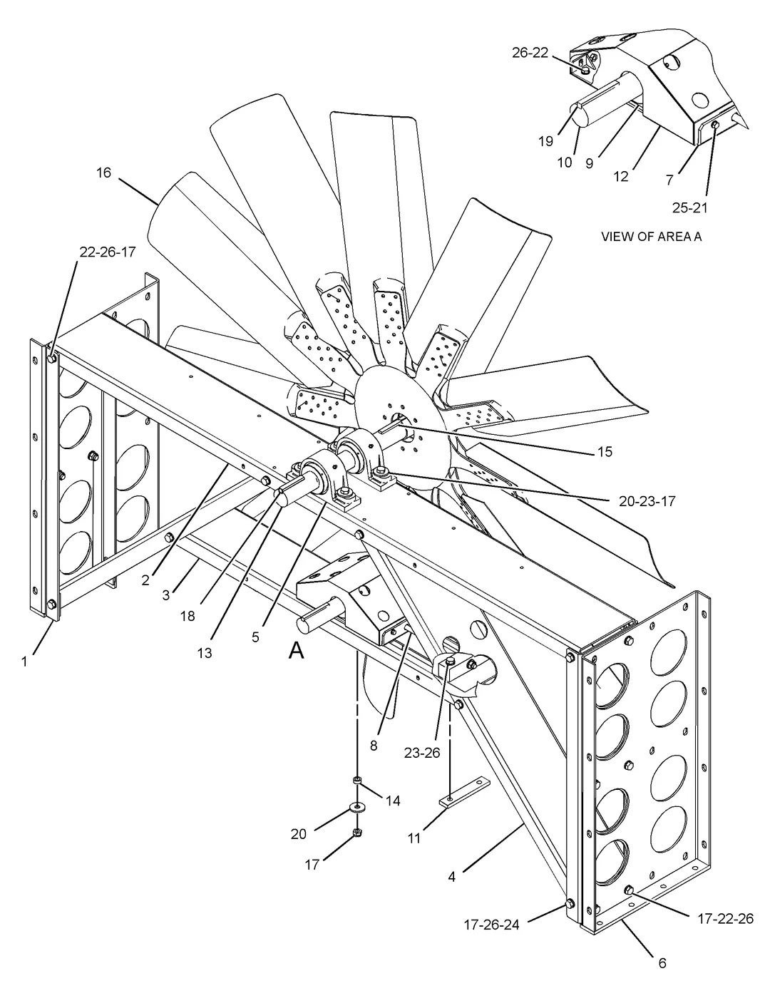 3516B 2540046 parts diagram