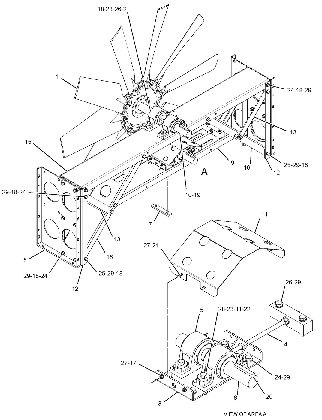 3516B · COOLING SYSTEM · 256-6852