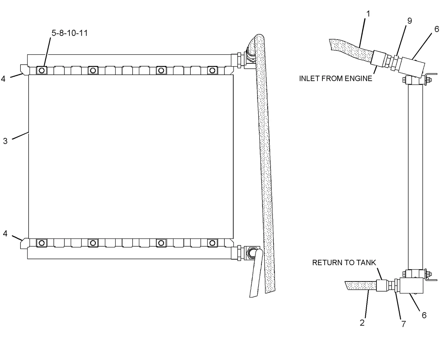 3516B · FUEL SYSTEM · 235-2315 CAT parts diagram