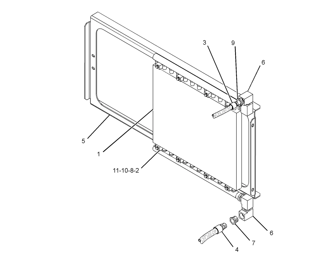3516B 7N4941 parts diagram