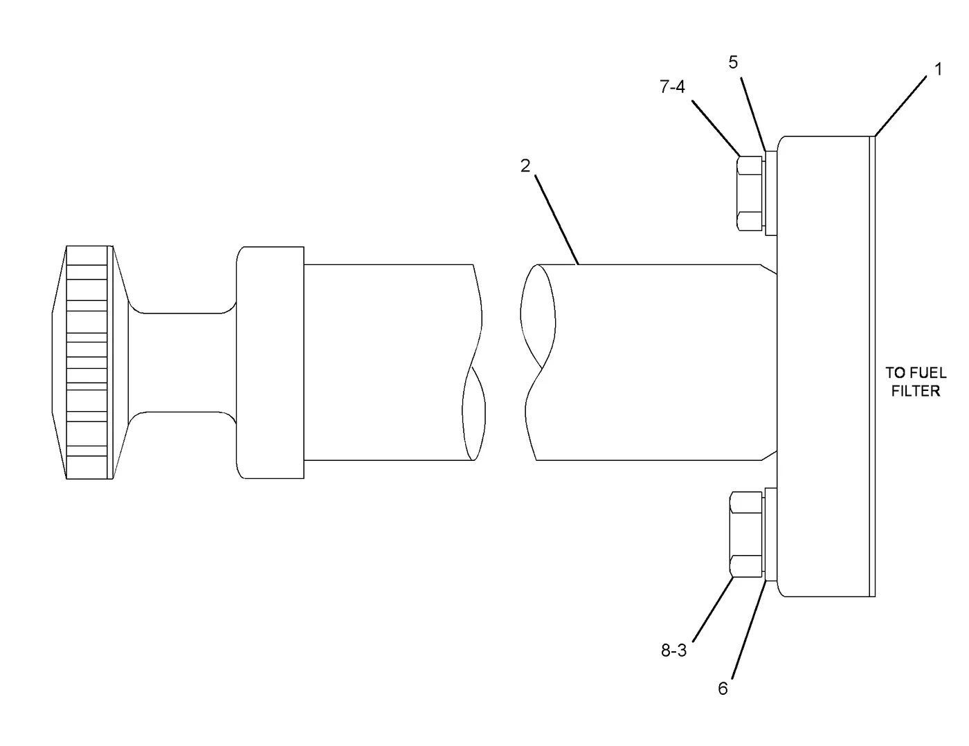 3516B · FUEL SYSTEM · 115-1063 CAT parts diagram