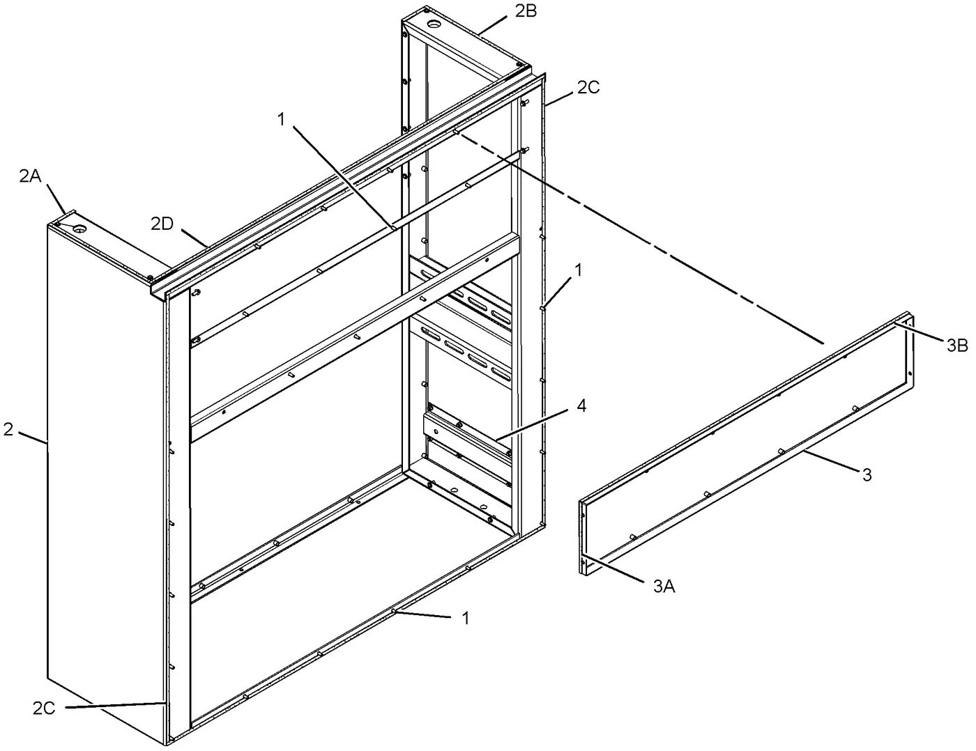 3516B · COOLING SYSTEM · 124-0111 CAT parts diagram