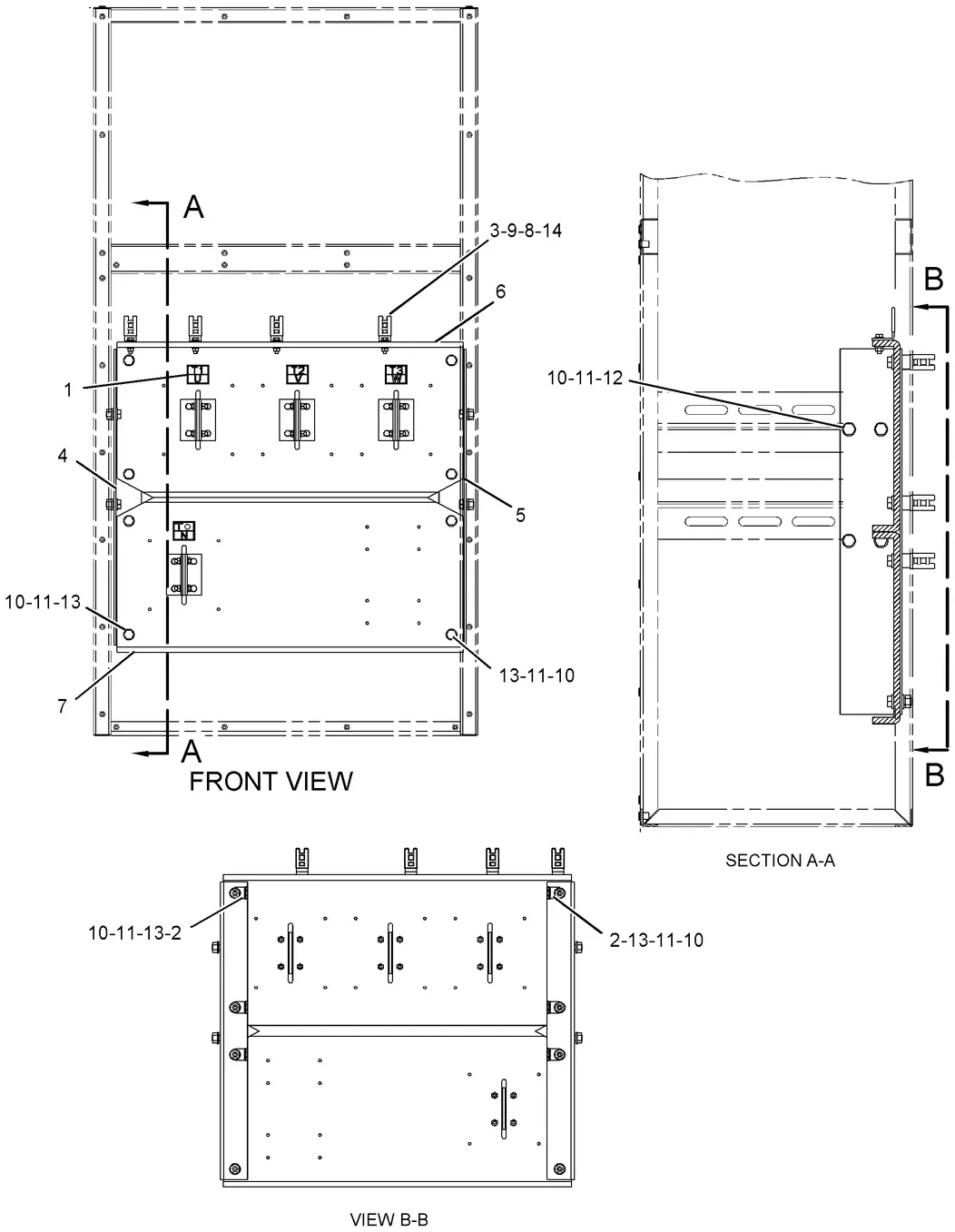 3516B · ELECTRICAL AND STARTING SYSTEM · 252-7412 CAT parts diagram