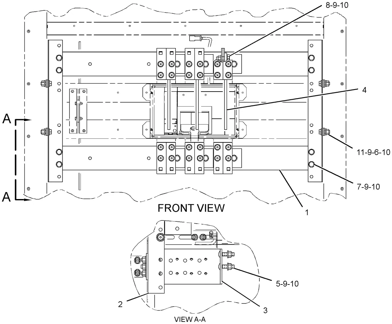 3516B · ELECTRICAL AND STARTING SYSTEM · 252-7473 CAT parts diagram