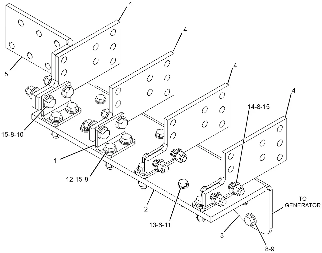 3516B · ELECTRICAL AND STARTING SYSTEM · 311-1151 CAT parts diagram
