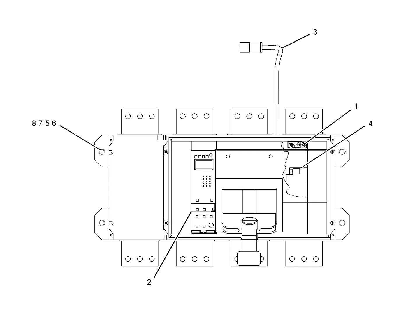 3516B · AIR INLET AND EXHAUST SYSTEM · 185-0089 CAT parts diagram