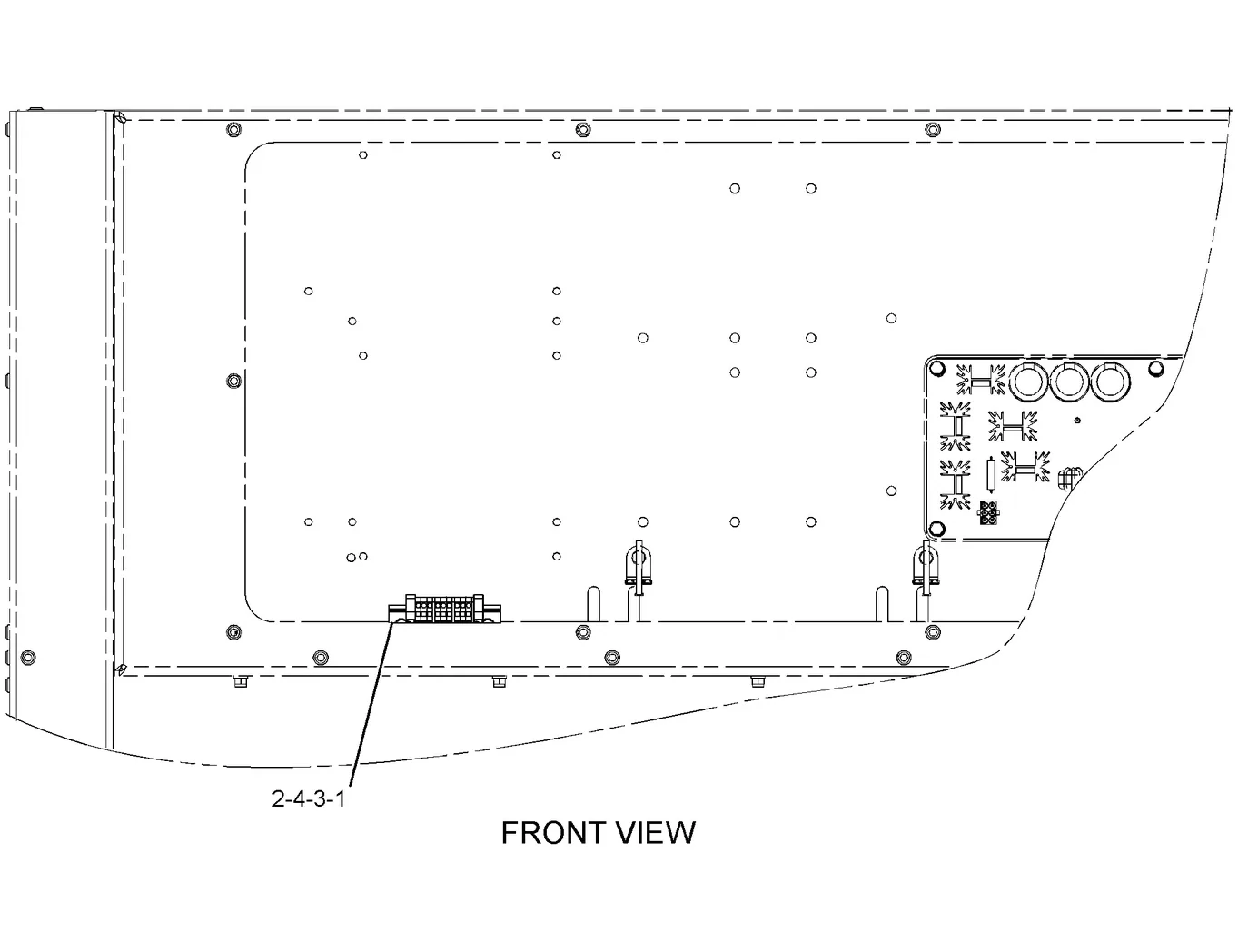 3516B · ELECTRICAL AND STARTING SYSTEM · 252-7361 CAT parts diagram