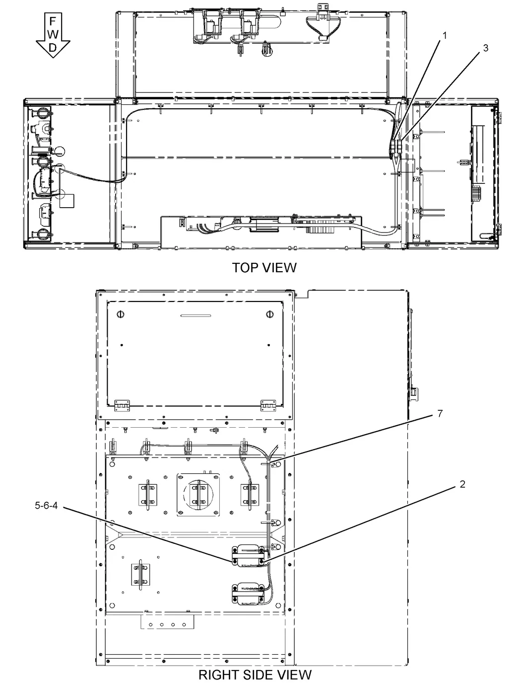 3516B · ELECTRICAL AND STARTING SYSTEM · 252-7374 CAT parts diagram