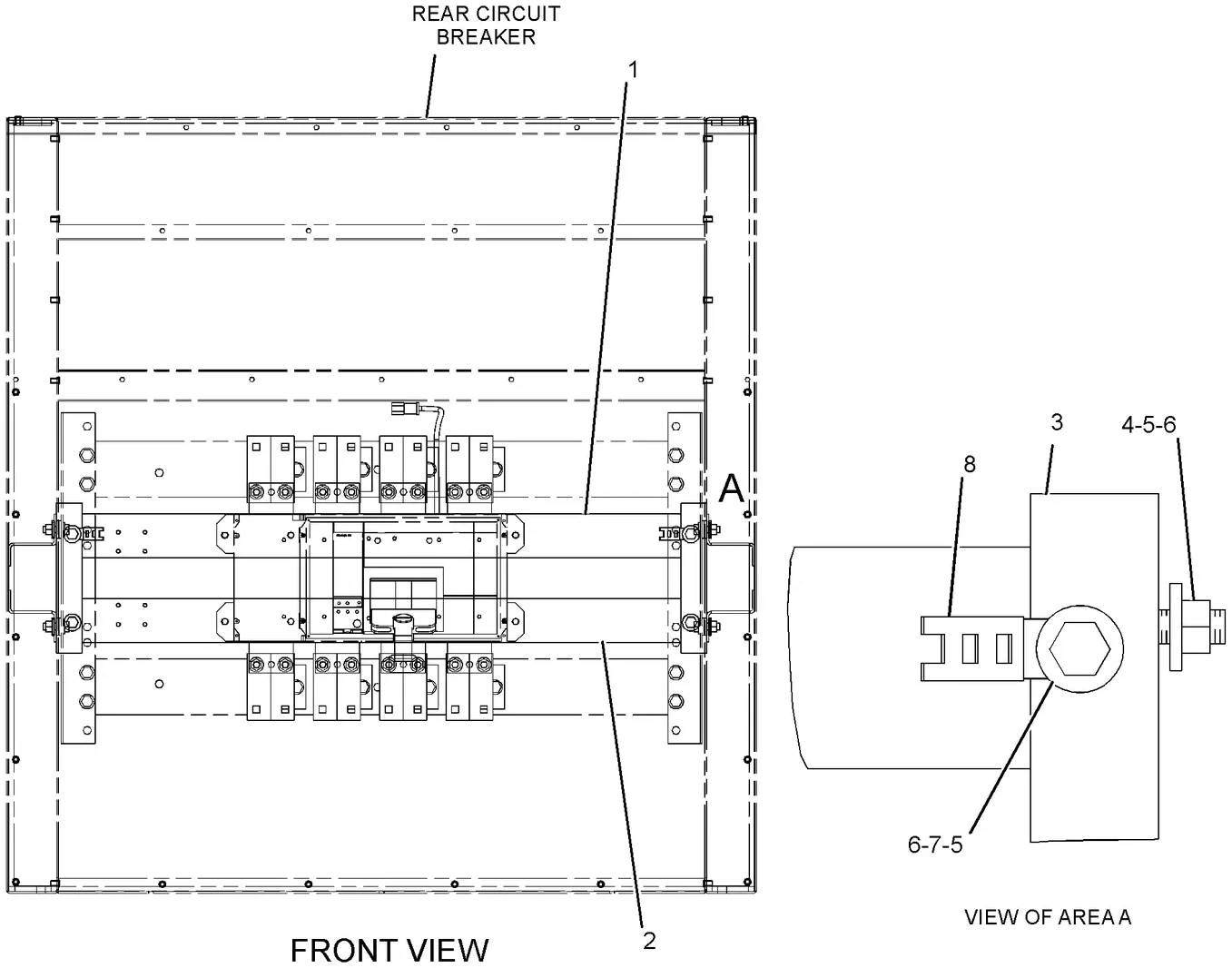 3516B · ELECTRICAL AND STARTING SYSTEM · 252-7494 CAT parts diagram