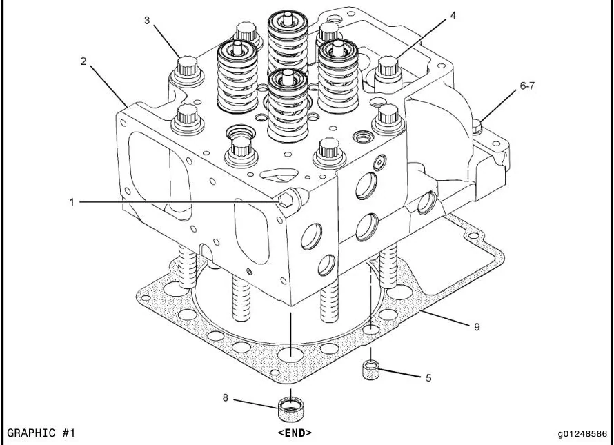 3516B 1106991 parts diagram