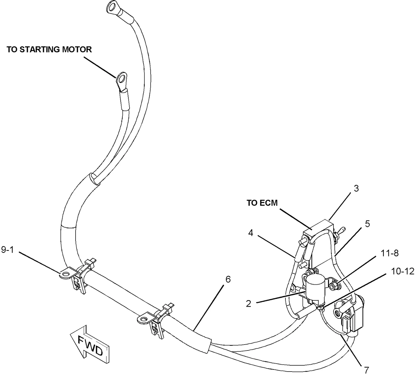 3516B · ELECTRICAL AND STARTING SYSTEM · 241-0235 CAT parts diagram