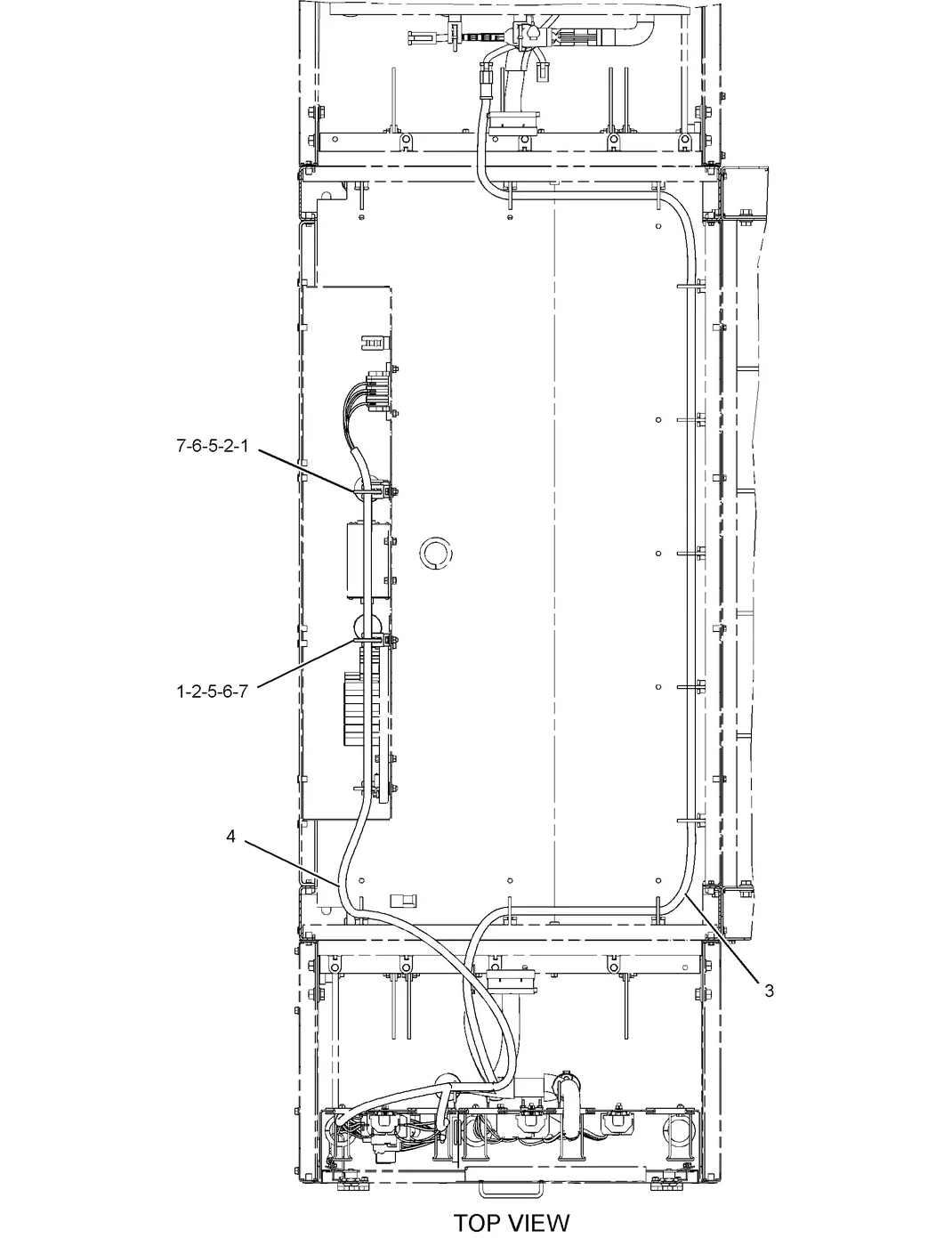 3516B · ELECTRICAL AND STARTING SYSTEM · 252-7419 CAT parts diagram