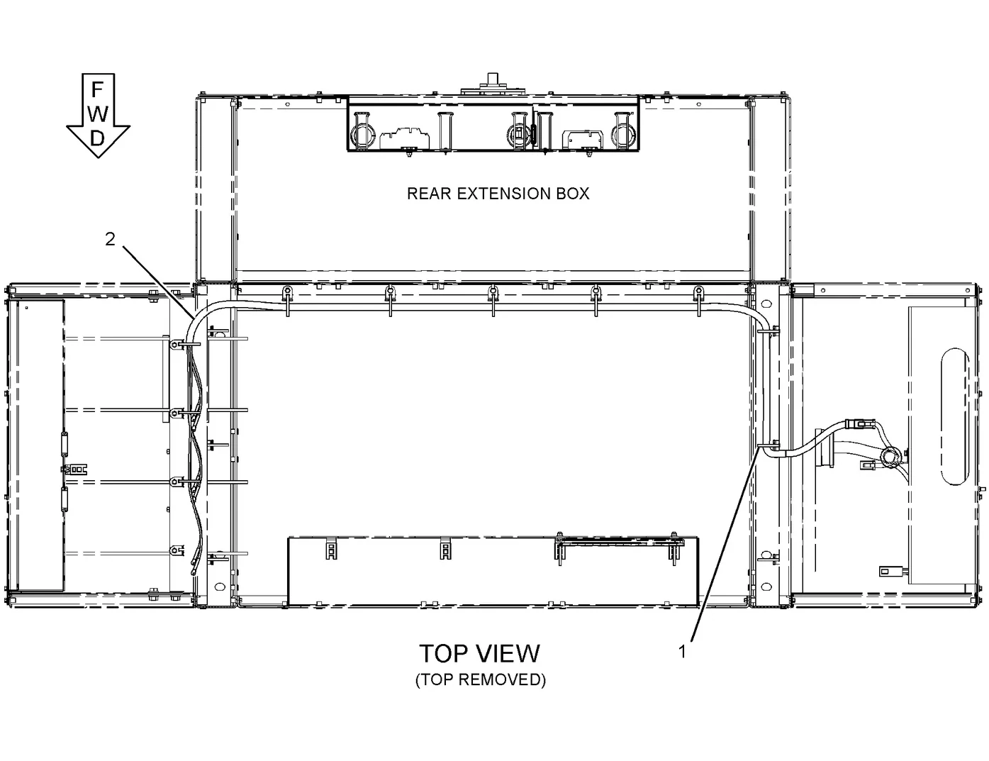 3516B · ELECTRICAL AND STARTING SYSTEM · 252-7427 CAT parts diagram