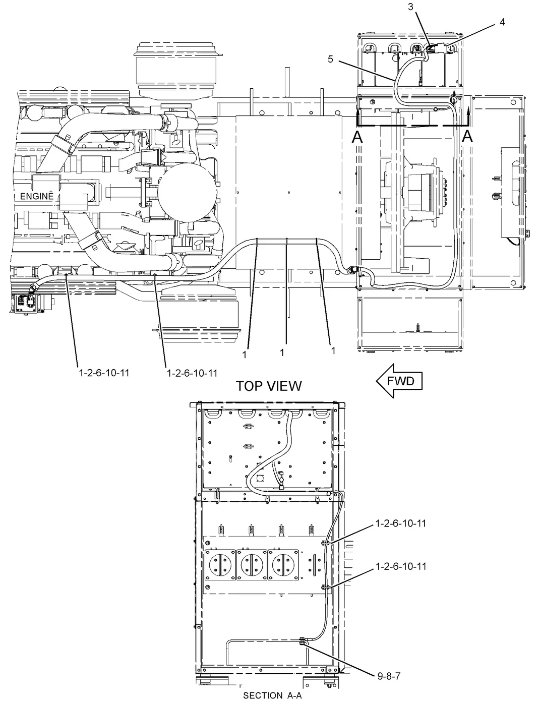 3516B · ELECTRICAL AND STARTING SYSTEM · 312-5085 CAT parts diagram