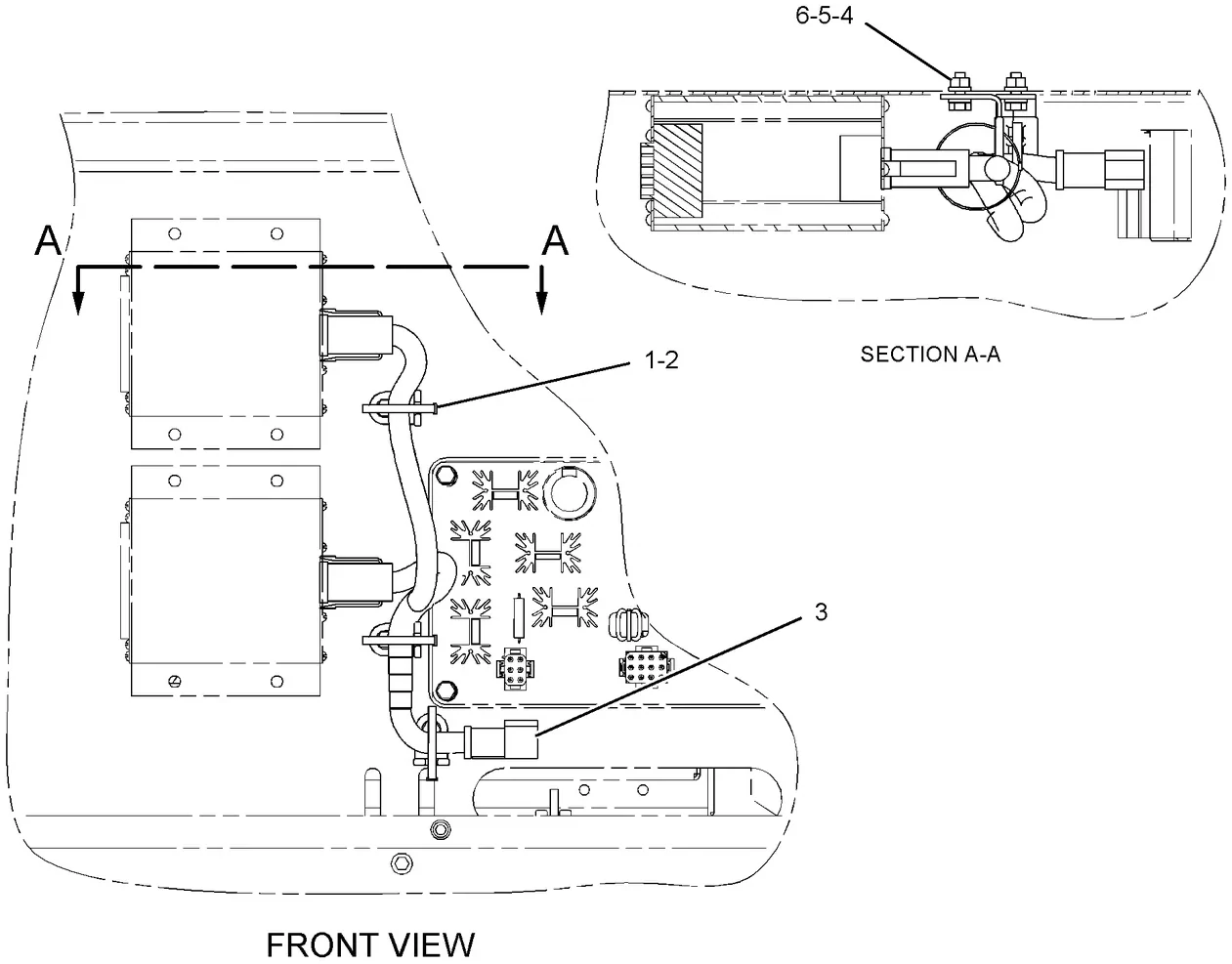 3516B · ELECTRICAL AND STARTING SYSTEM · 252-7362 CAT parts diagram
