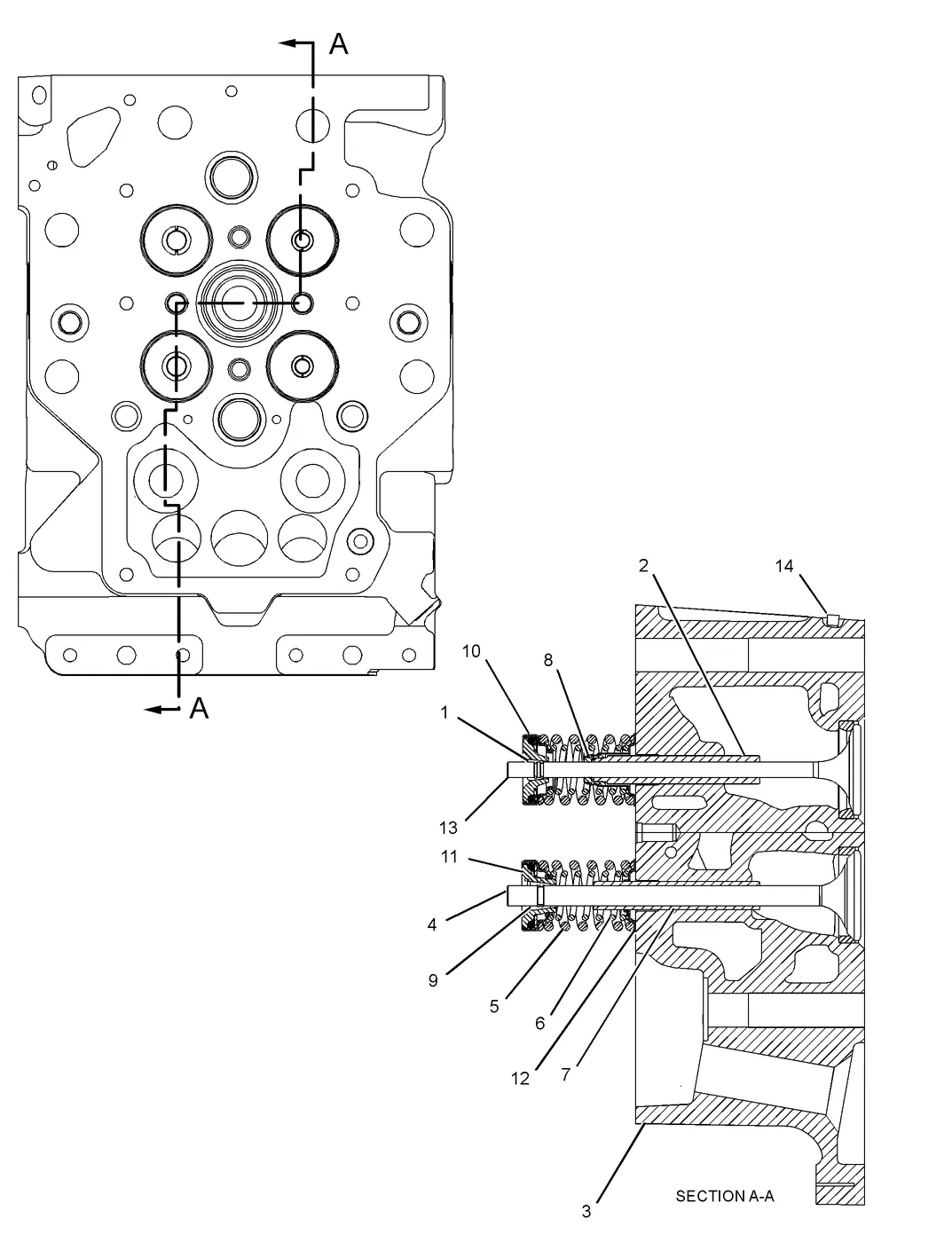 3516B 2136133 parts diagram