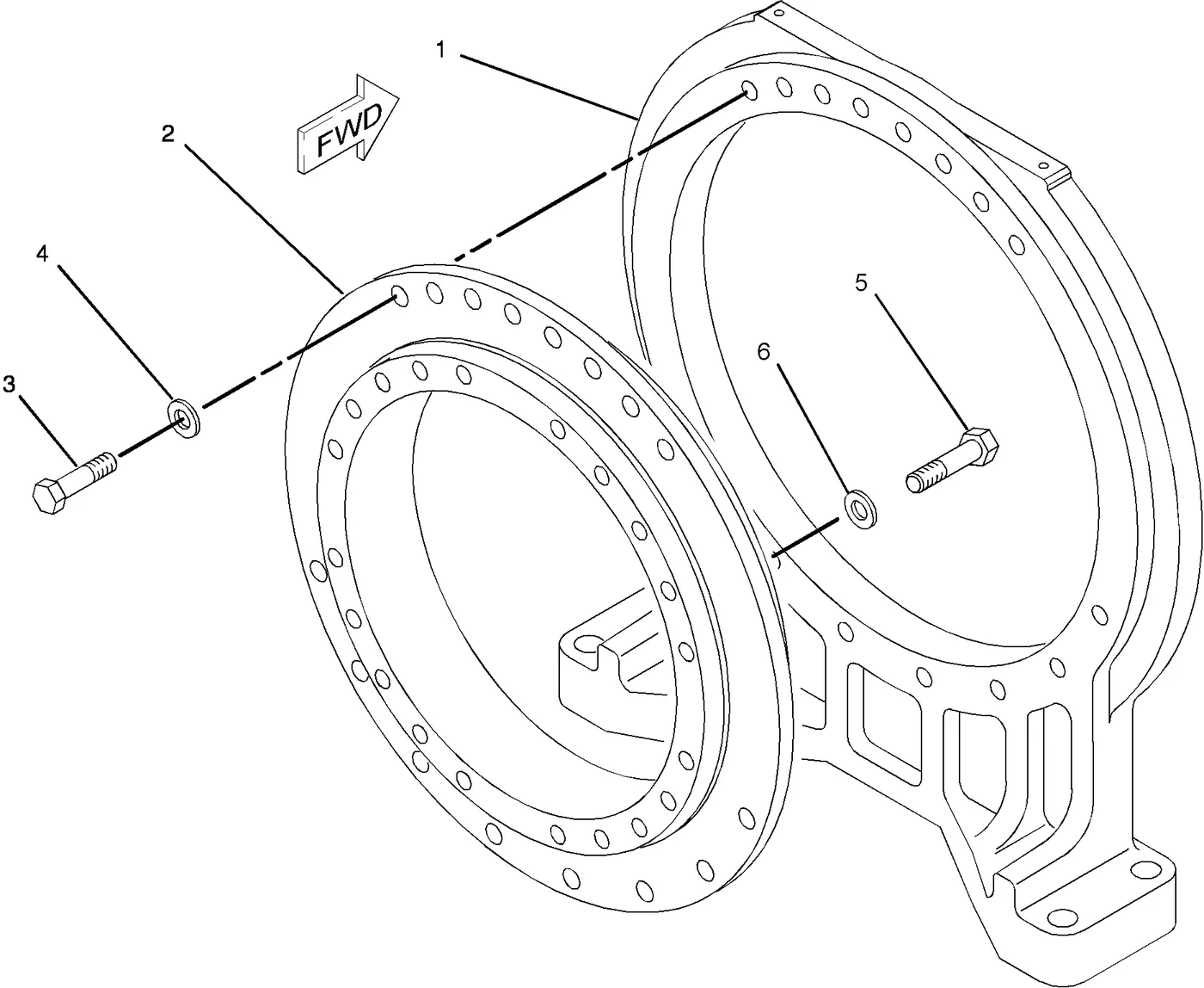 3516B 2638043 parts diagram