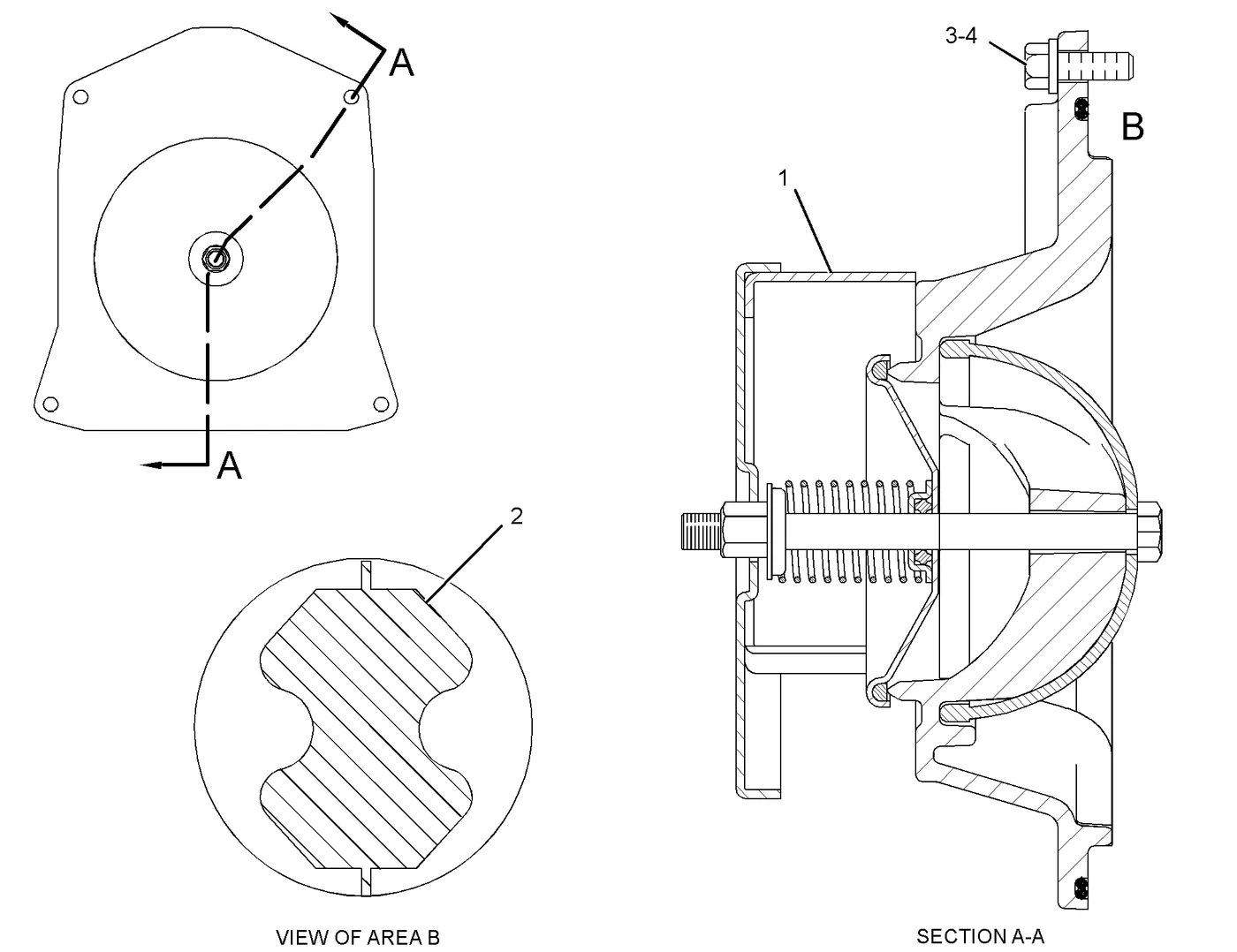 3516B 2433749 parts diagram