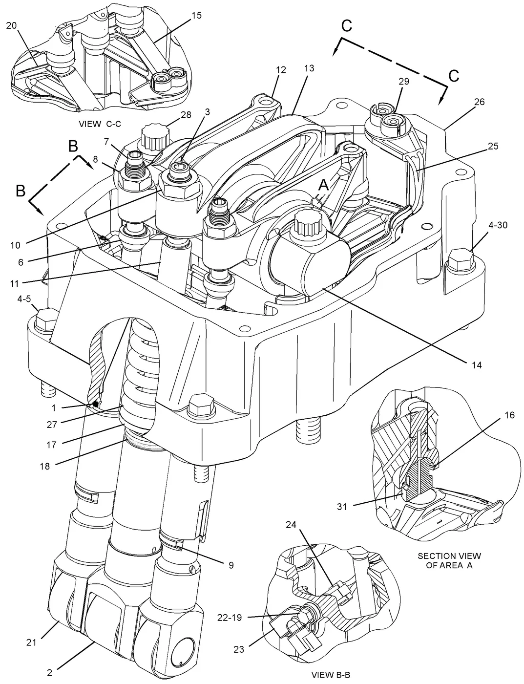 3516B · BASIC ENGINE · 224-9869 CAT parts diagram