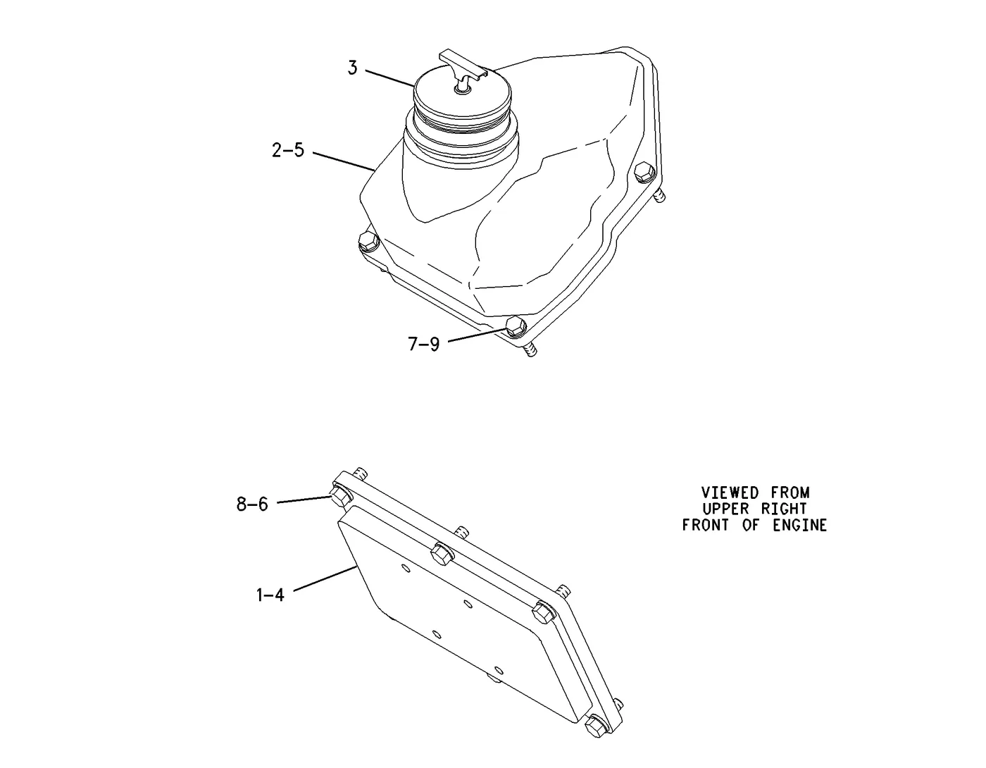 3516B · COOLING SYSTEM · 252-9877 CAT parts diagram