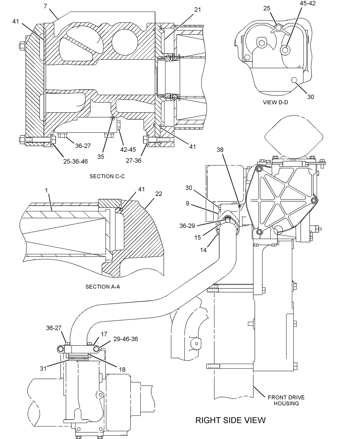 3516B · LUBRICATION SYSTEM · 242-6278 CAT parts diagram