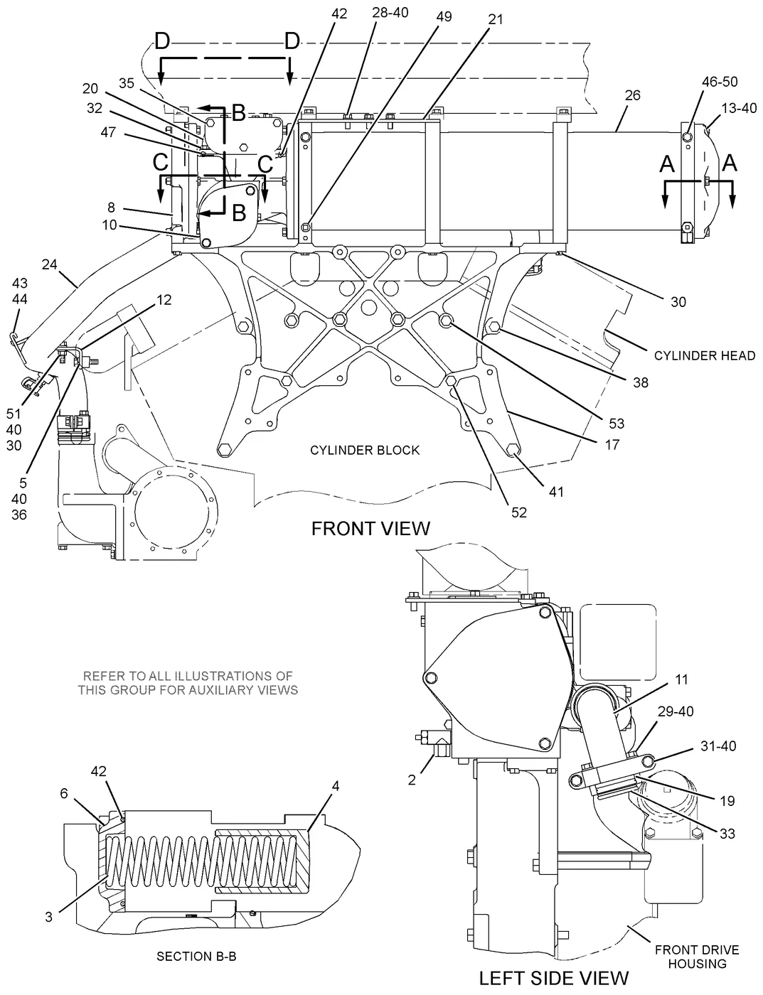 3516B · COOLING SYSTEM · 263-8038