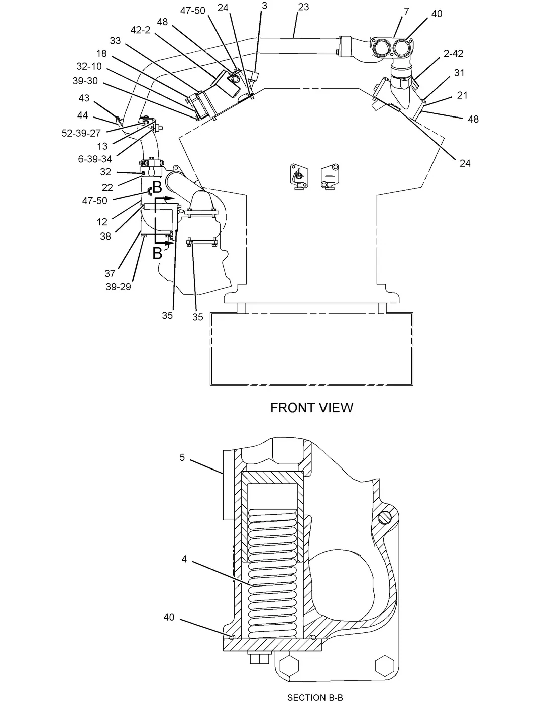 3516B · LUBRICATION SYSTEM · 242-6280 CAT parts diagram