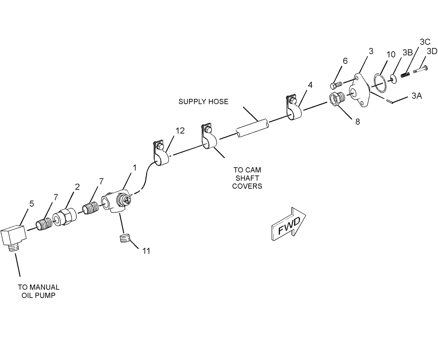3516B · LUBRICATION SYSTEM · 134-5645 CAT parts diagram