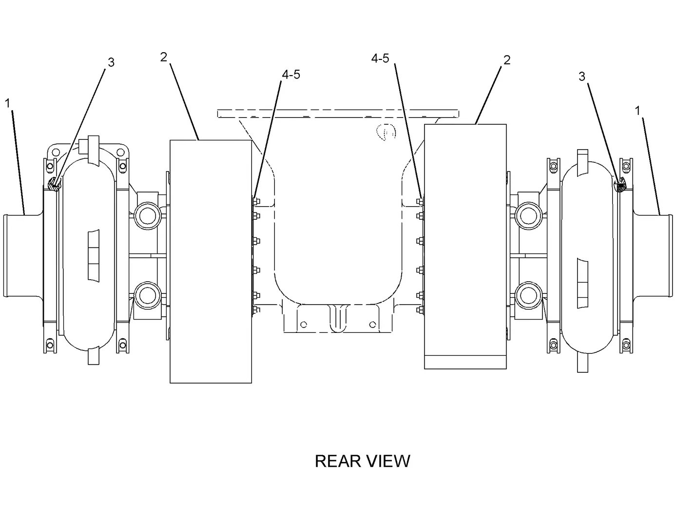 3516B · AIR INLET AND EXHAUST SYSTEM · 159-8829 CAT parts diagram