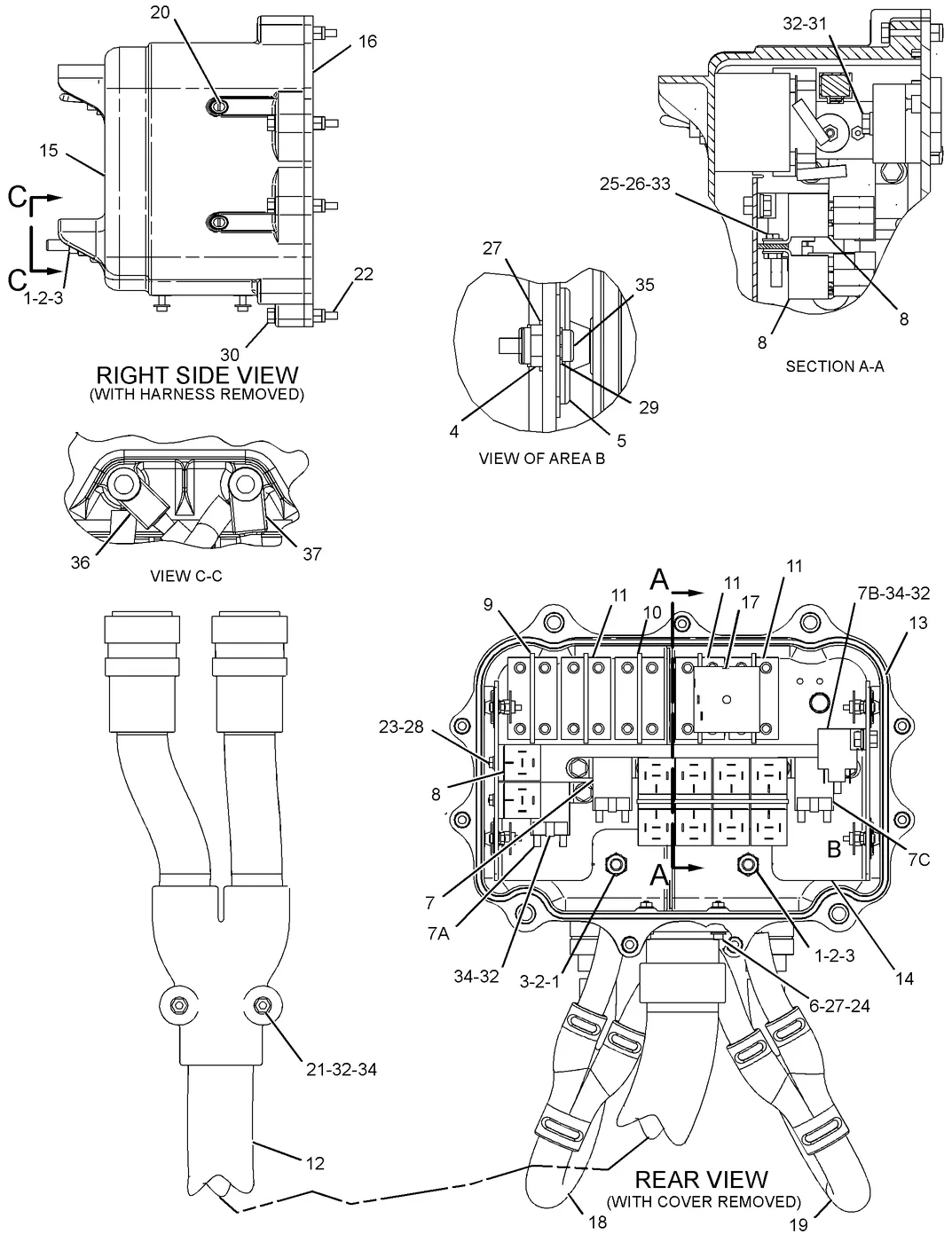 3516B · ELECTRICAL AND STARTING SYSTEM · 231-9999 CAT parts diagram