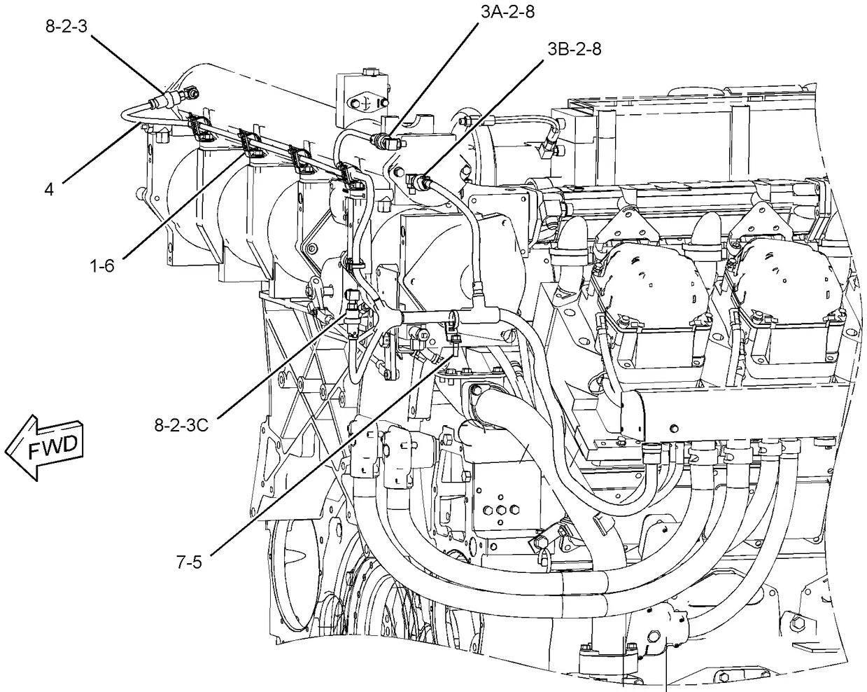 3516B · ELECTRICAL AND STARTING SYSTEM · 253-6137 CAT parts diagram
