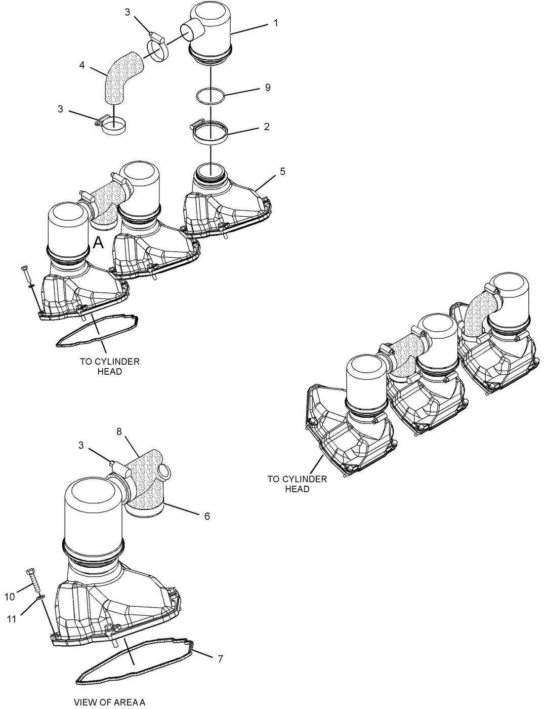 3516C · LUBRICATION SYSTEM · 284-4153 CAT parts diagram