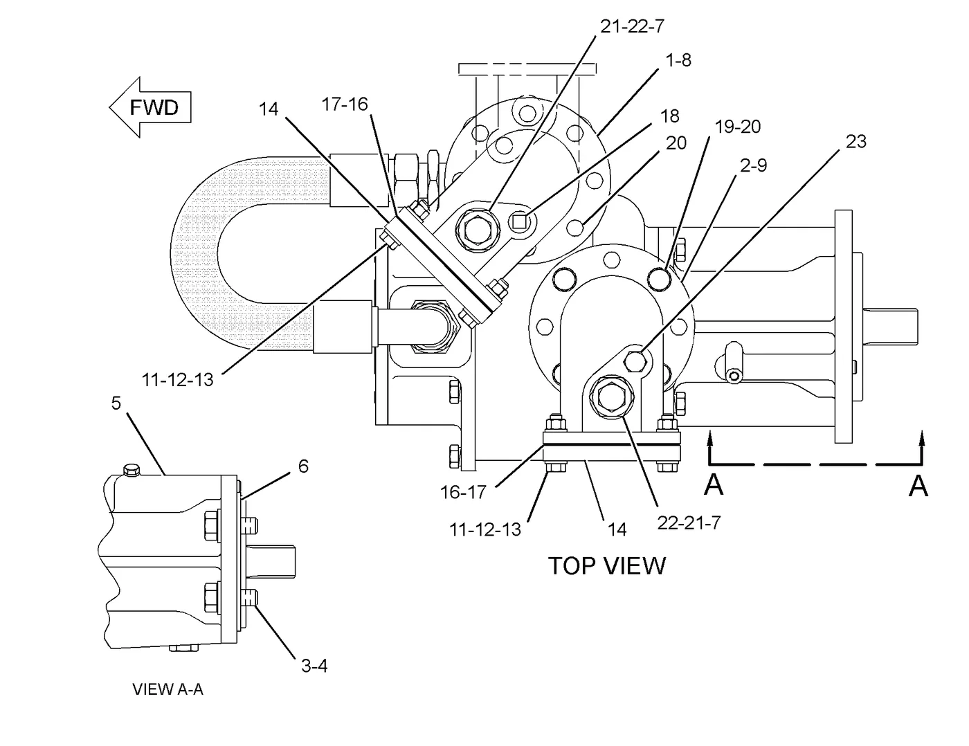 3516C · COOLING SYSTEM · 144-6081 CAT parts diagram