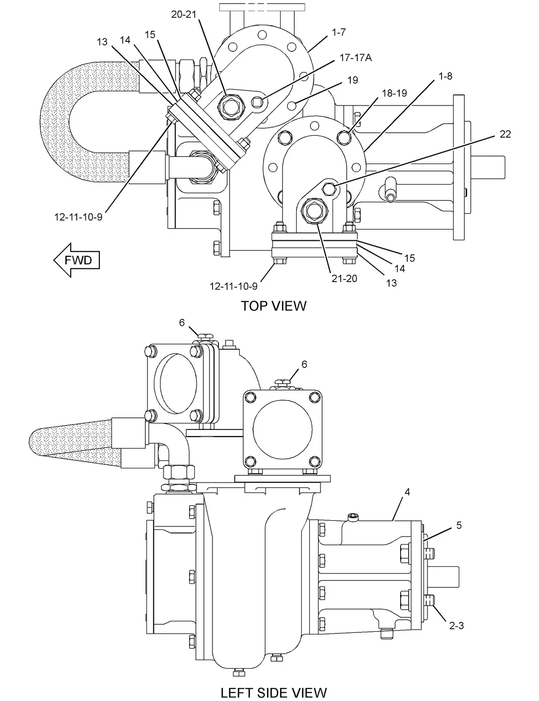 3516C · COOLING SYSTEM · 260-8660 CAT parts diagram