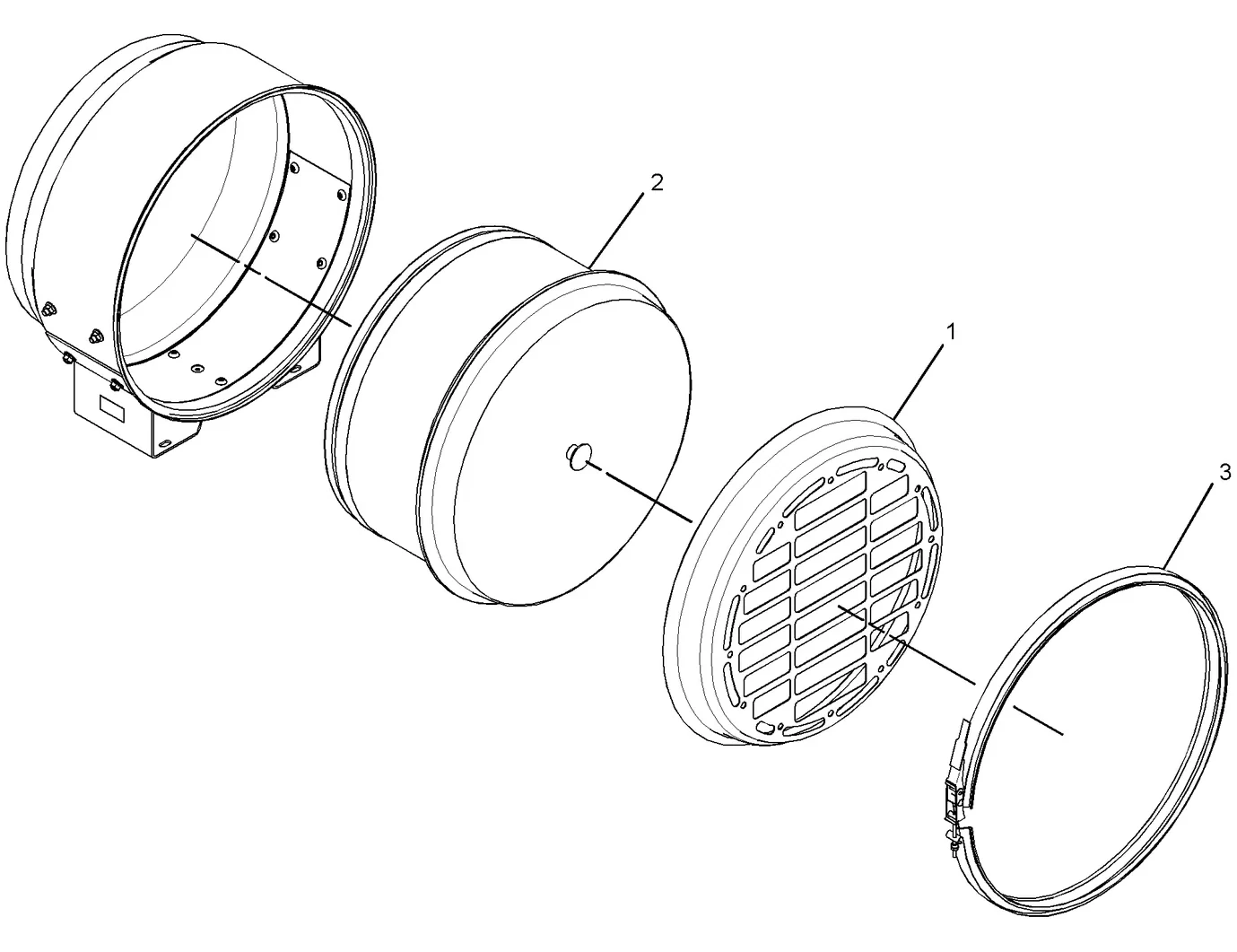 3516C · AIR INLET AND EXHAUST SYSTEM · 281-0694 CAT parts diagram