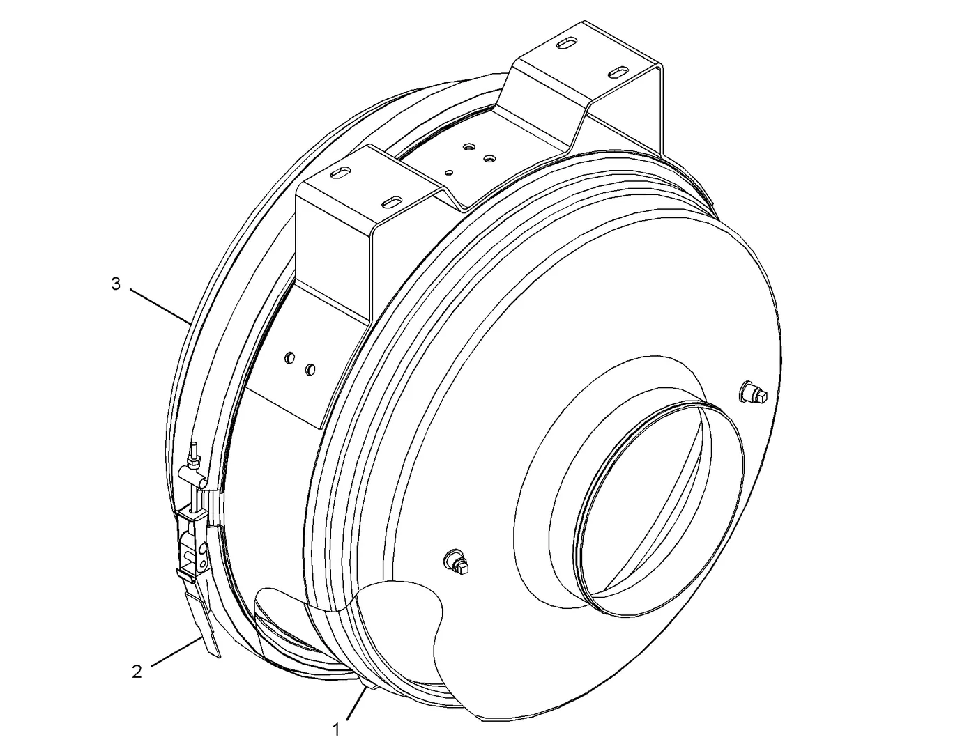 3516C · AIR INLET AND EXHAUST SYSTEM · 317-9958 CAT parts diagram