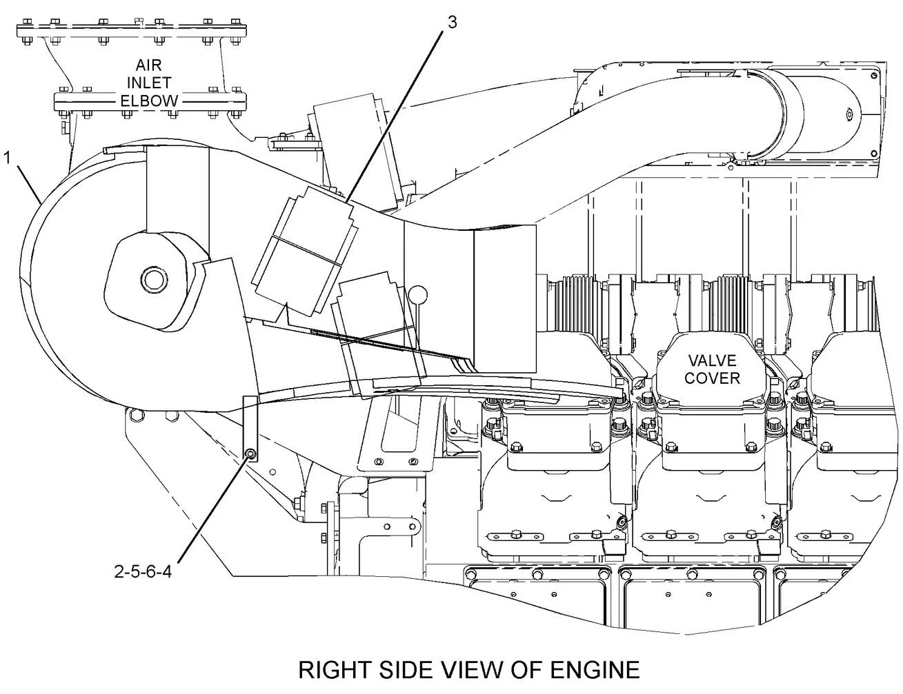 3516C · AIR INLET AND EXHAUST SYSTEM · 296-0620 CAT parts diagram