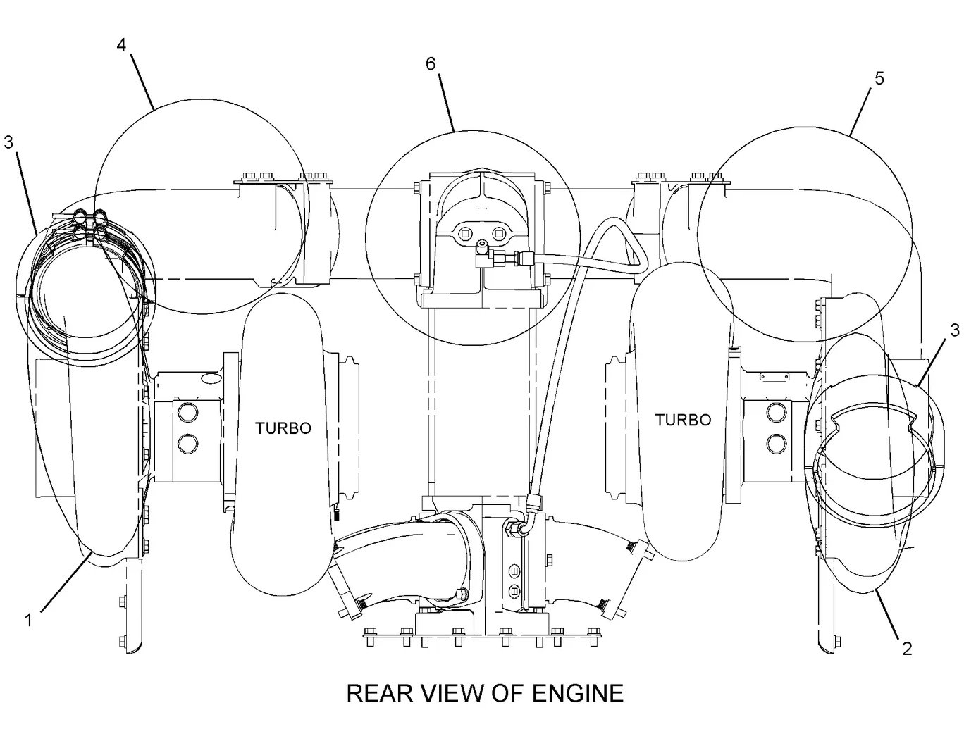 3516C · AIR INLET AND EXHAUST SYSTEM · 305-6259 CAT parts diagram