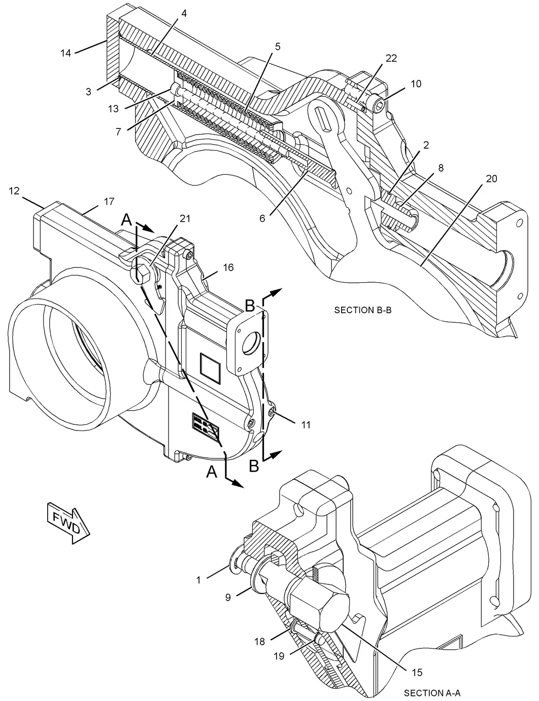 3516C · AIR INLET AND EXHAUST SYSTEM · 288-2758 CAT parts diagram