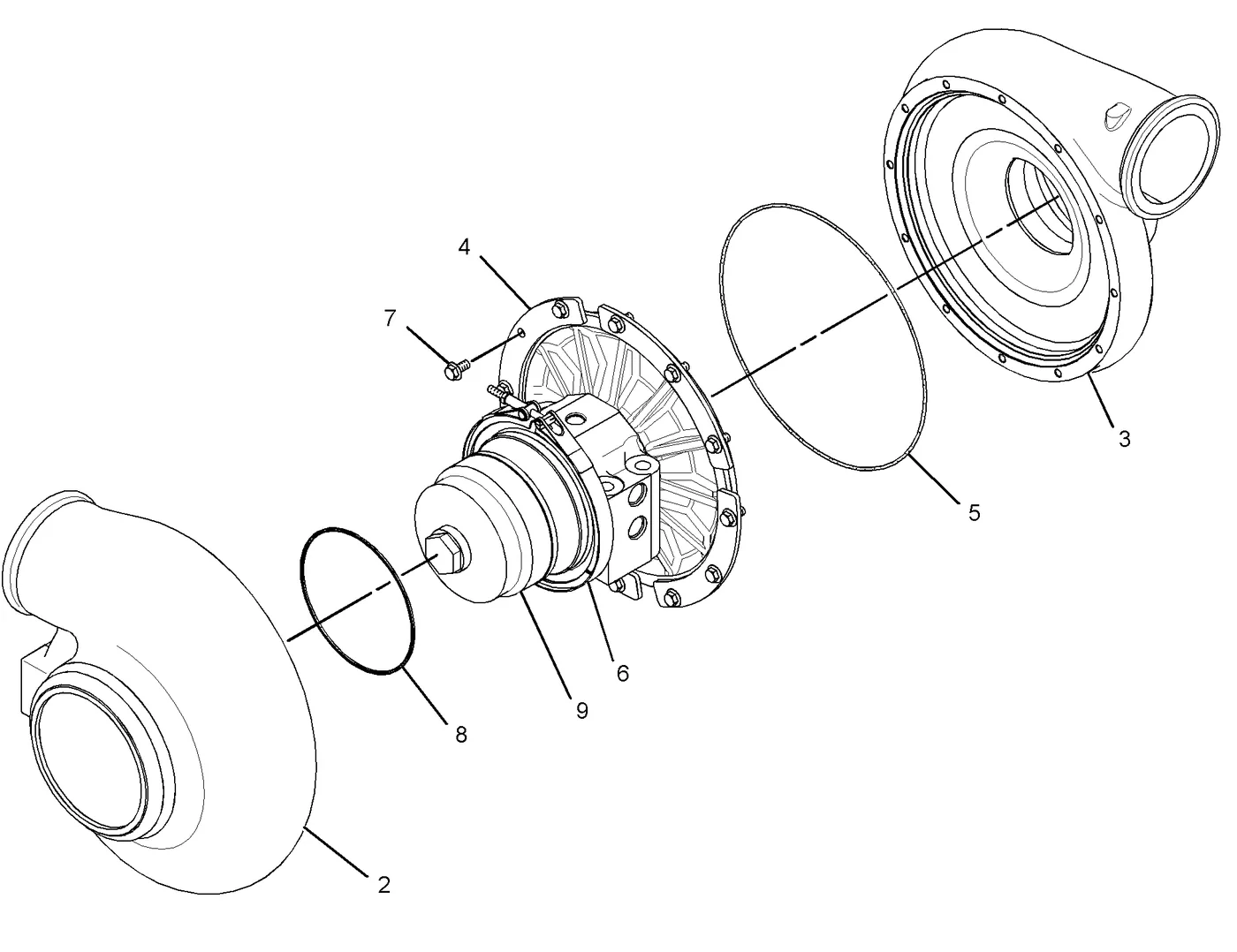 3516C · AIR INLET AND EXHAUST SYSTEM · 297-3198 CAT parts diagram