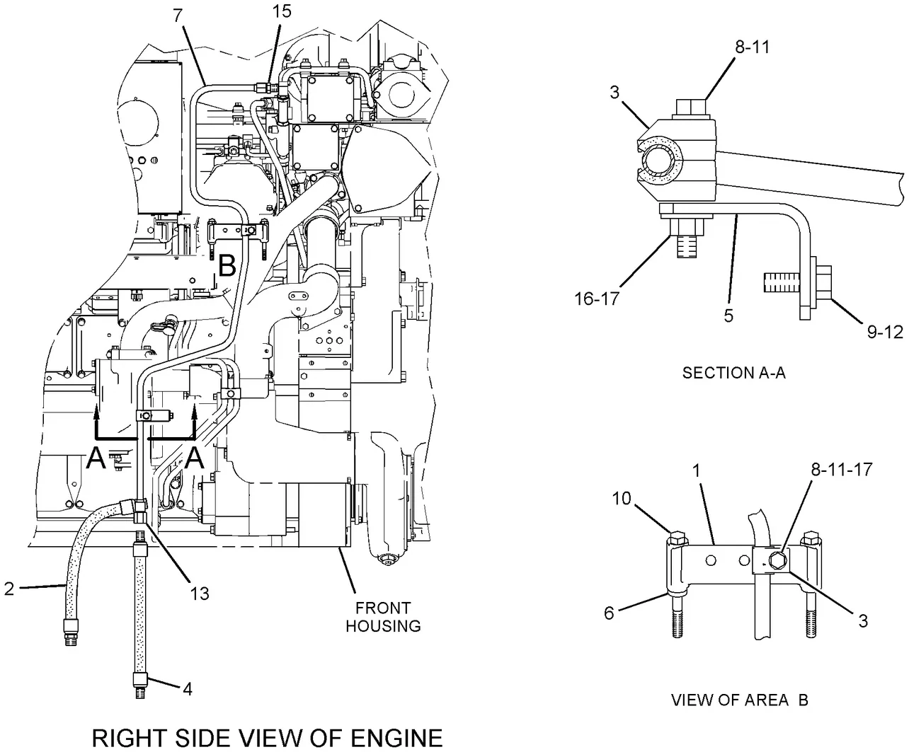 3516C · FUEL SYSTEM · 295-1329 CAT parts diagram