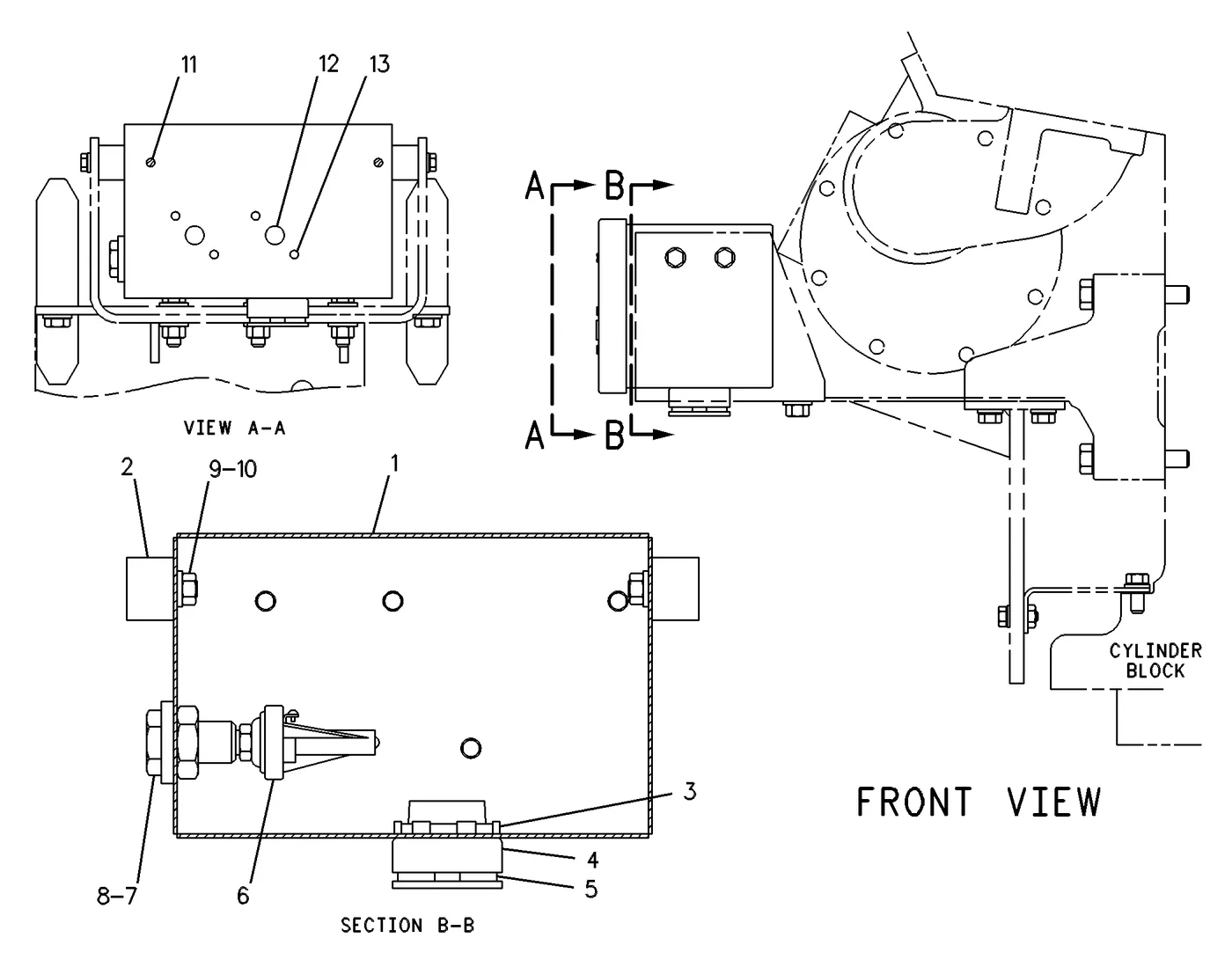 3516C 6V8376 parts diagram