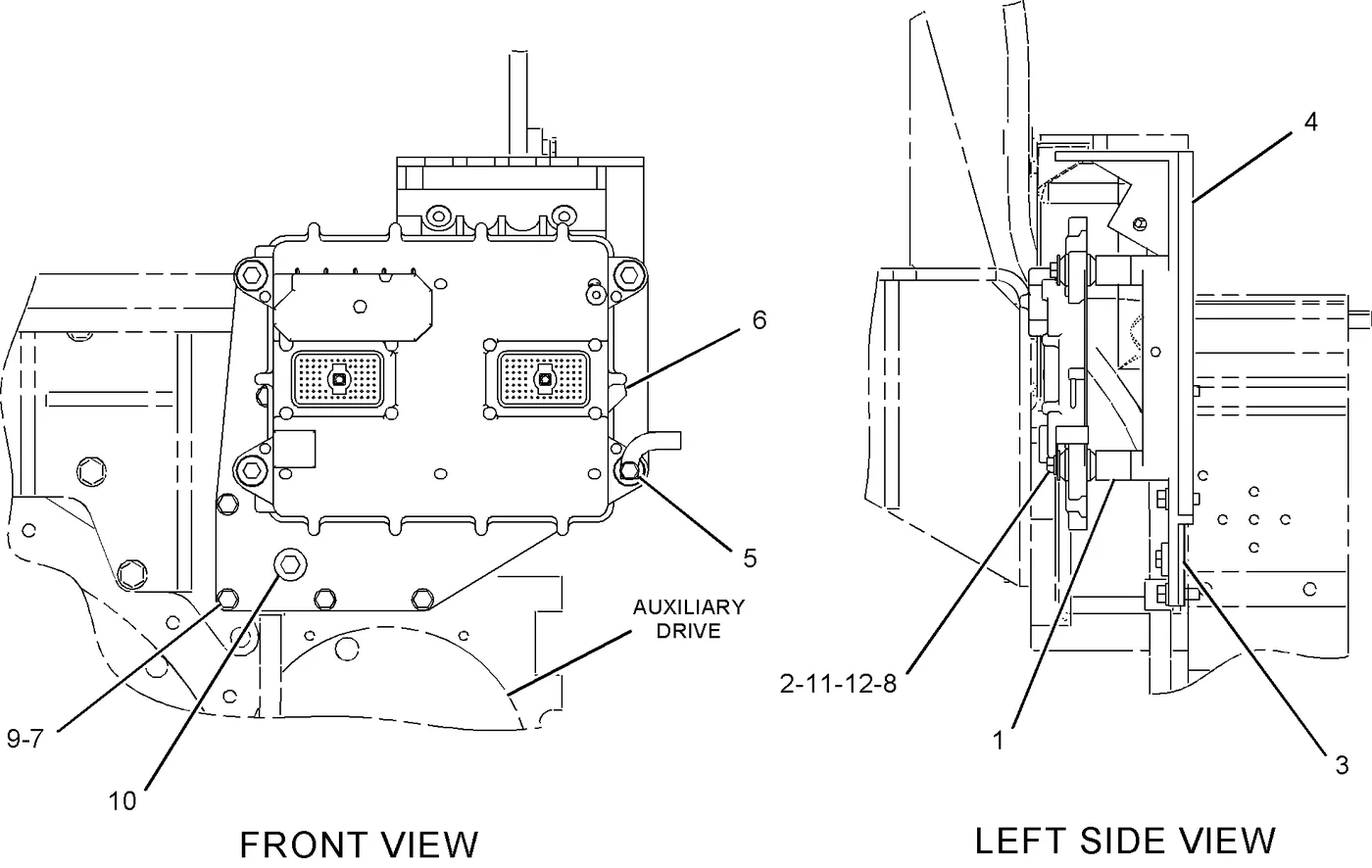3516C 2062711 parts diagram