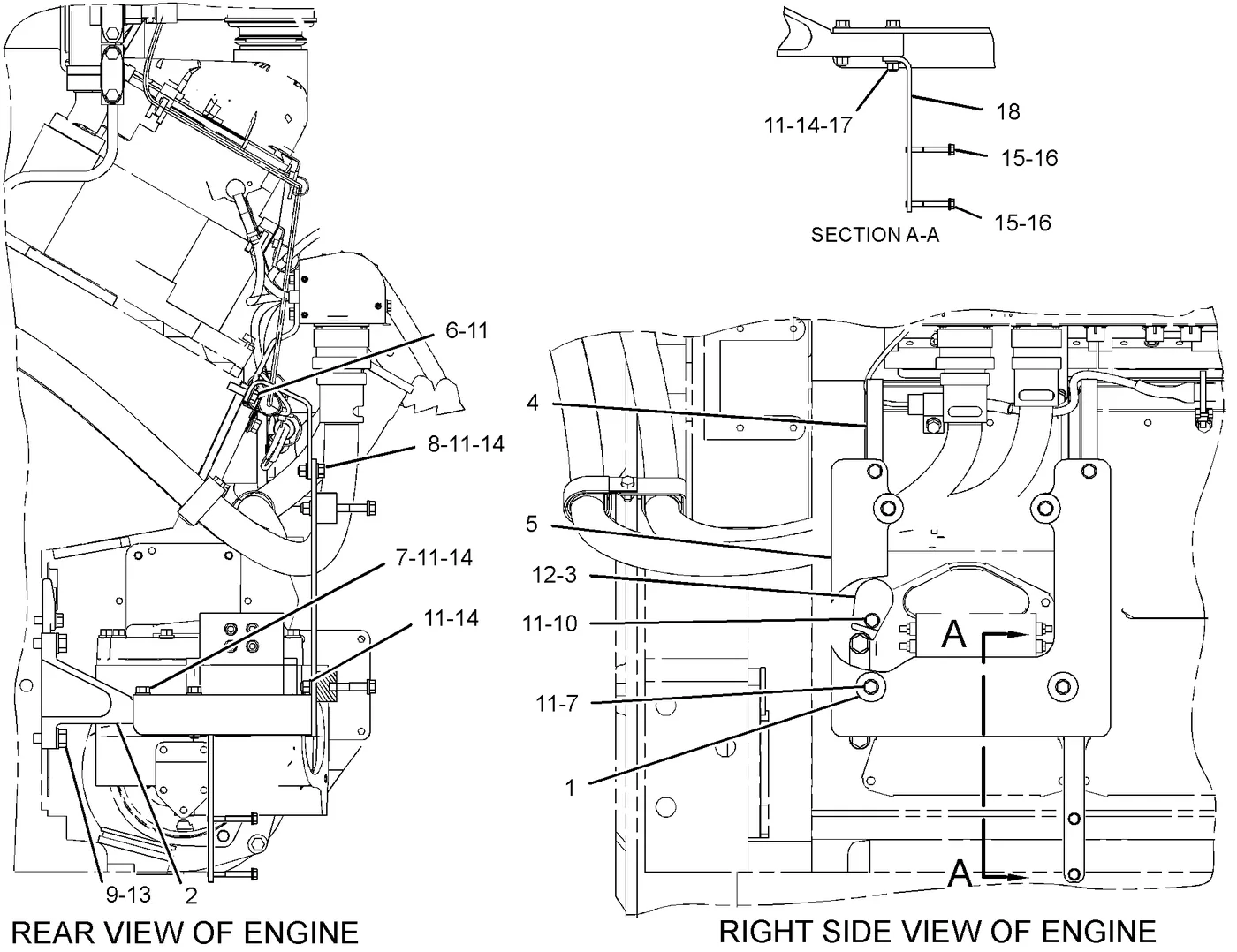 3516C · ELECTRICAL AND STARTING SYSTEM · 253-6218 CAT parts diagram