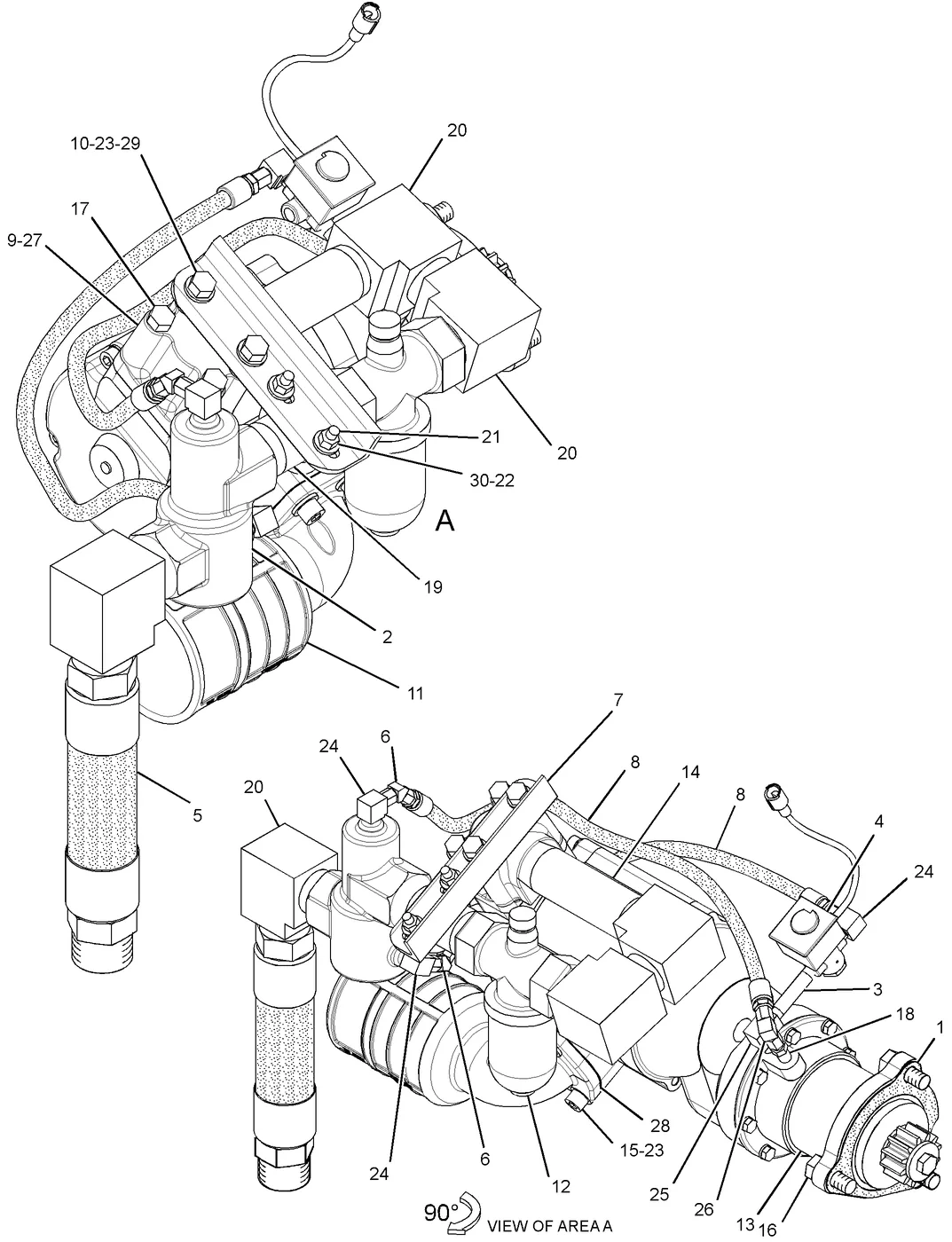 3516C 1435168 parts diagram