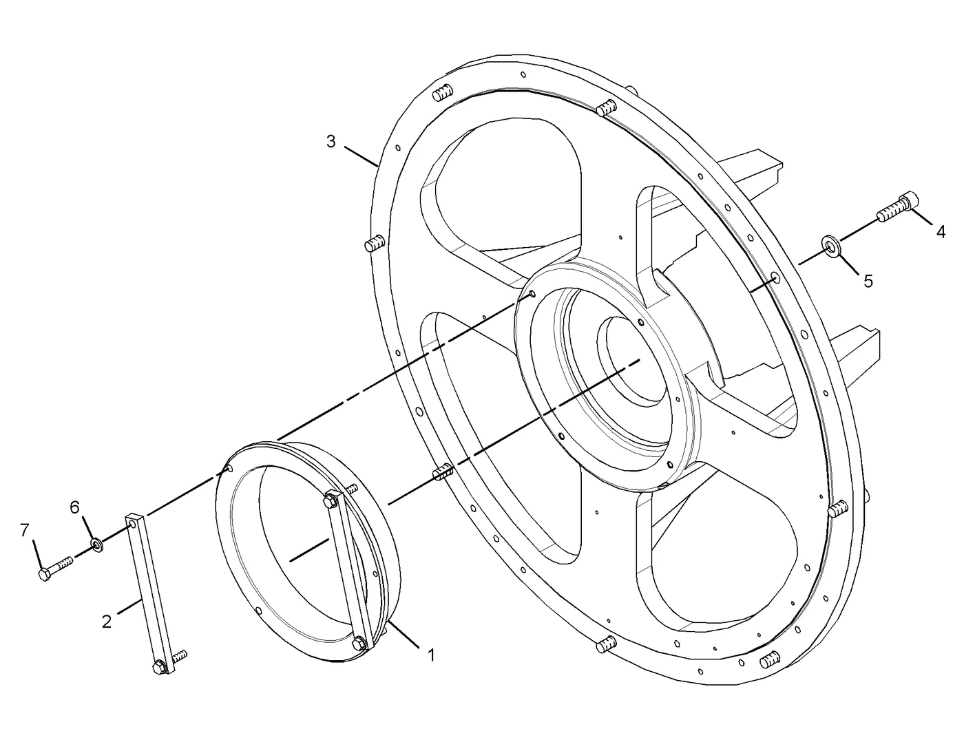 3516C 8T4122 parts diagram